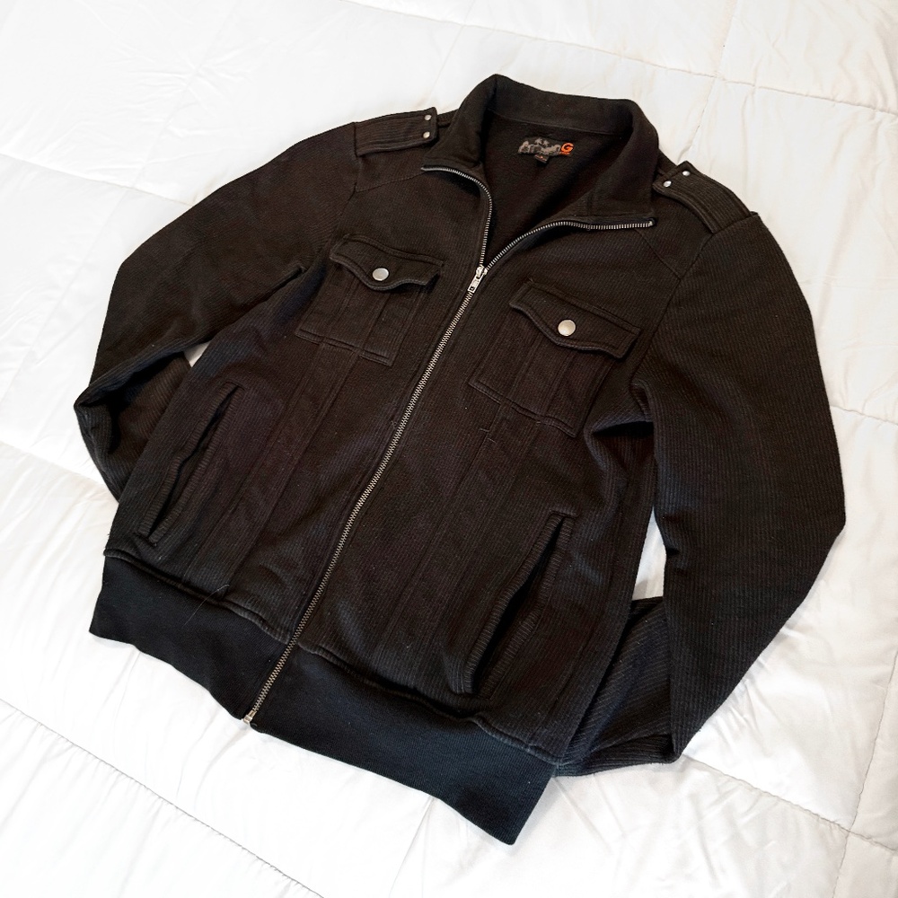 G BY GUESS Utility Sweater (Small | Black)